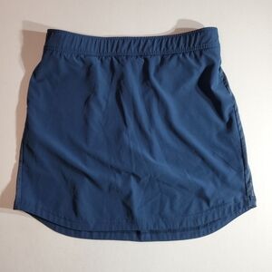 Eddie Bauer XL Navy Golf Tennis Pickleball Athletic Skort Elastic Waist